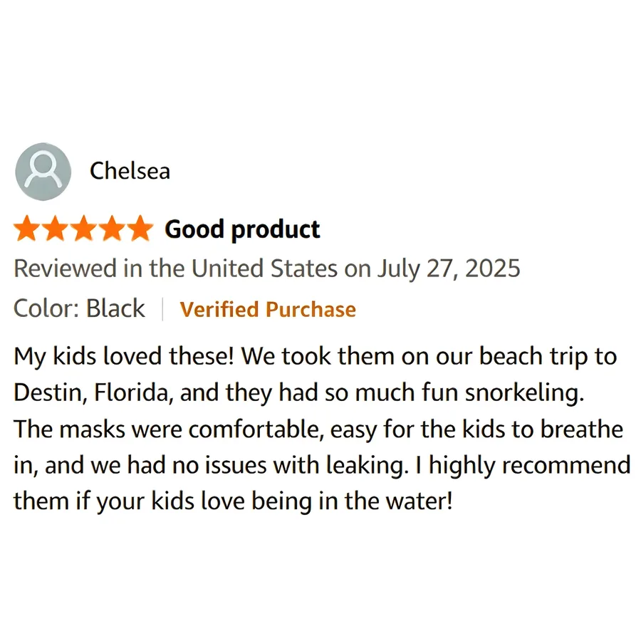 Amazon customer review from Chelsea