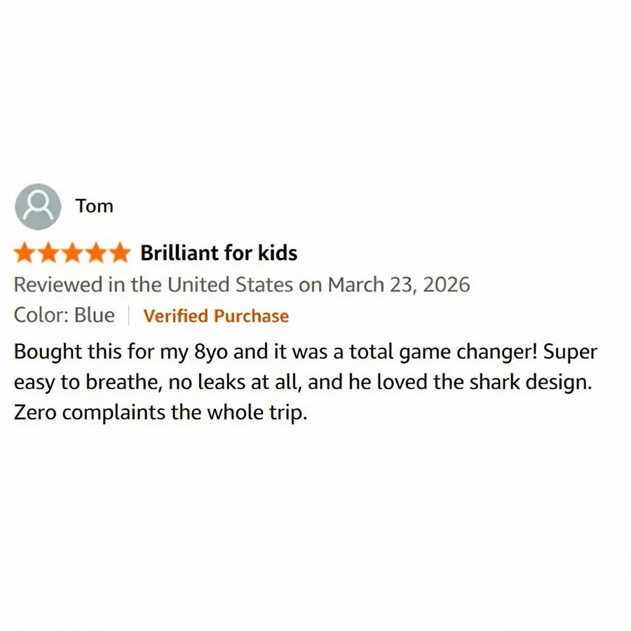 Amazon customer review from Tom