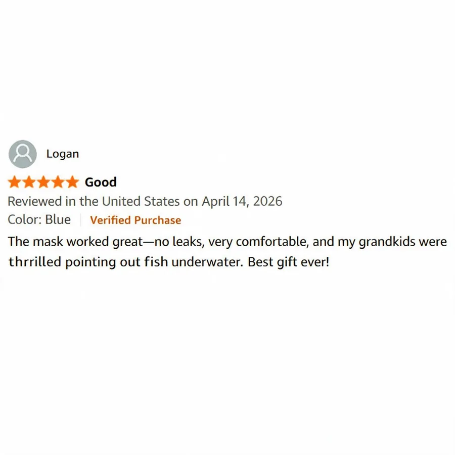 Amazon customer review from Logan